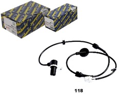 Датчик, швидкість обертова колеса japanparts abs-118 фото №1