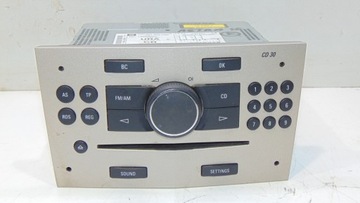 Радіо cd cd30 opel astra h zafira b 13263051 фото №1
