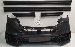 Кузов kit sprinter 907 l2 бампер решётка радиатора пороги тюнинг amg petronas фото №1