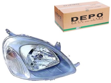 Depo фара toyota yaris h4 99-05 pr kierunkows фото №1