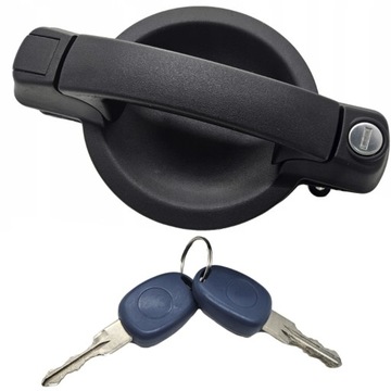 Ручка наружная дверь сдвижных +вставка +2 ключи fiat doblo i 00 - фото №1