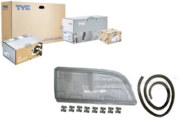 Скло фара l volvo s40 i v40 07.95-12.03 tyc фото №1