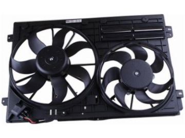 Вентилятор радиатор vw golf vi mk6 1.2-2.5 v mk5 1.4-3.2 plus 1.4-2.0 фото №1