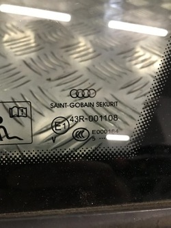 Стекло кузовная зад правая audi a3 8v 12- фото №1