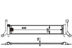 Behr hella радиаторов воды audi q7 3.0 tdi 4l фото №1