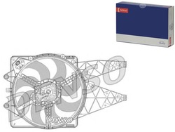 Вентилятор радиатор з корпус abarth grande pun фото №1