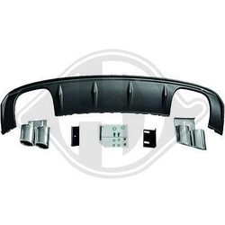 Дифузор audi a3 12-16 вигляд s3 наконечники фото №1