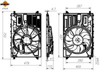 Nrf вентилятор радіатор volvo v40 ii 12- 2.0 t фото №1