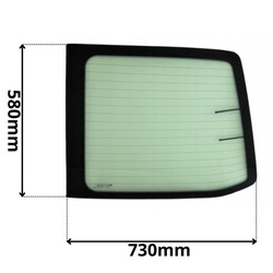 Стекло зад правая задняя w дверь vw transporter t5 fv 0237 фото №1