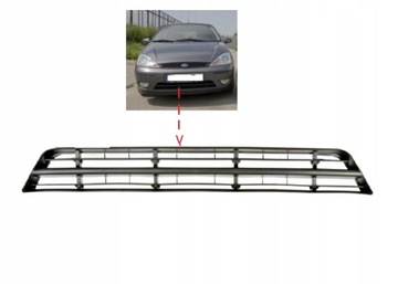 Решётка решётка радиатора средство dół ford focus mk1 2002- фото №1
