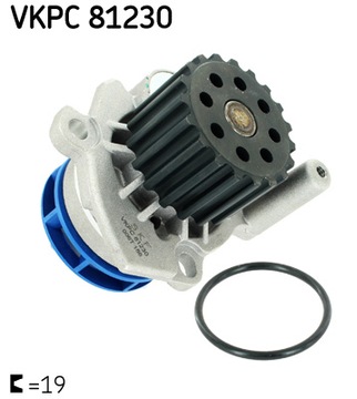 Насос води skf vkpc81230 фото №1