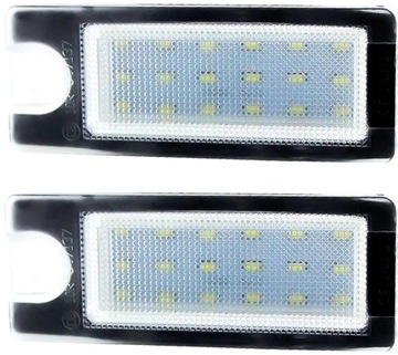 Led освітлення номерного знака volvo xc70-90 s60 s80 v70 фото №1