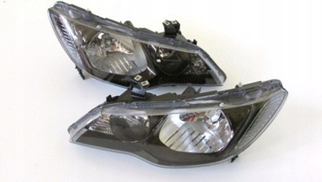 Комплект фары honda civic 2006-2011 sedan фото №1