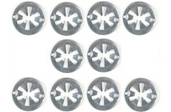 Клипса пластина монтажная защита термическая шумоизоляция изоляция 10 штук фото №1