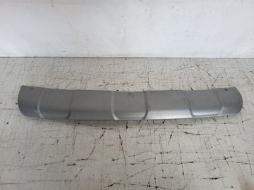 Спойлер дифузор бампера зад 2008 рестайлінг фото №1