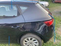 Seat leon iii 5f крило зад задній лівий 5d hb чверть задня ліва фото №1