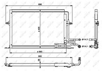 Nrf радіаторів клімат. ford ford mondeo 93- фото №1