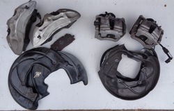 Затискачі диски перед зад audi s4 s5 s6 s7 q5 a7 . фото №1