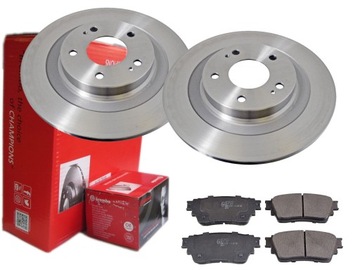Диски гальмівні колодки brembo зад outlander iii 302mm фото №1
