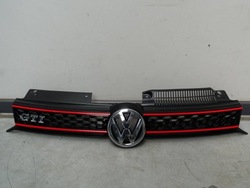 Vw golf 6 vi gti решітка радіатор решітка радіатора емблема логотип оригінал оригінальний номер ідеальний стан фото №1