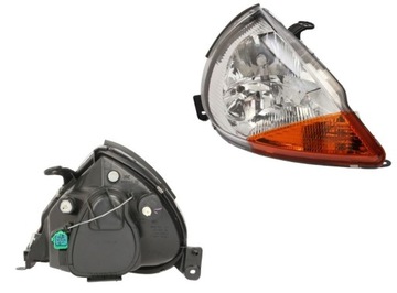 Фара лампа правые ford ka 96- street ka 03-tyc фото №1