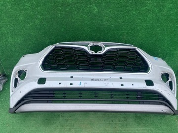 Toyota highlander бампер переднє решітка 2019 2020 2021 2022 2023- фото №1