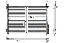 Behr hella конденсатор 92100jy00a 921005115r 182047n фото №1