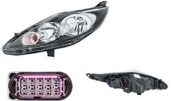 Фара лампа левый ford fiesta 08-13 hella фото №1