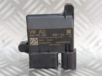 Реле свечей audi q7 q8 a6 a7 a8 3,0 tdi 059907282 18- фото №1