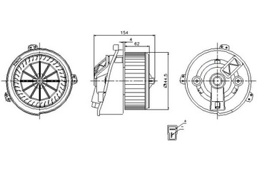 Nissens воздуходувка citroen jumper fiat ducato peugeo фото №1
