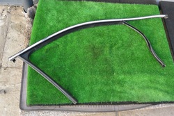 Прокладка двері хром праві перед vw touareg 7p фото №1