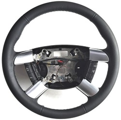 Руль ford focus ii mk2 c-max kuga i обшивка кожа 275k фото №1