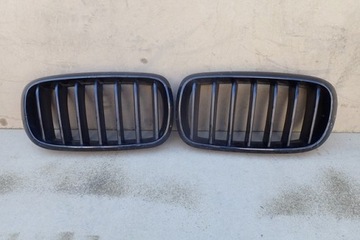 Решітка решітка радіатора решітка радіатора ліва bmw x5 f15 чорні фото №1