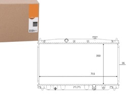 Радіаторів двигуна nrf 68148 25002255 фото №1