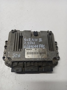 Блок управления двигателя scenic ii 1.9 dci 0281011776 фото №1