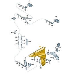 Бак жидкости омывателя стекло audi a6 a7 c8 aso фото №1