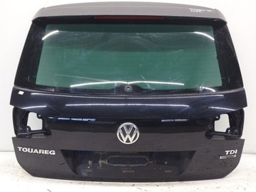 Кришка багажника зад задня з скло vw touareg 7p lc9x 11r фото №1