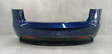 Бампер зад задній tesla модель 3 iii highland рестайлінг 23- / + захист + лампи + фото №1