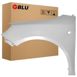 Blu крило skoda fabia ii 2 5j roomster 9156 лівий срібний 07-15 перед фото №1