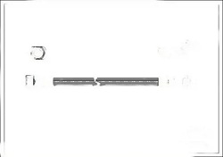 Шланг тормозной гибкий зад 19033076 corteco фото №1