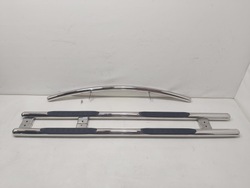 Поріг градуси градус труби хром накладка обладнання трубами nissan x-trail оригінал фото №1