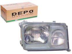 Фара h3/h4 пневматичний колір вкладиш: chromo фото №1