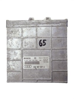 Audi a8 d2 94-99 блок управления компьютер двигателя 4d0907557a оригинал фото №1