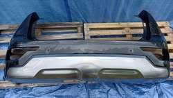 Kia niro ii 2022 2023 бампер задній зад чорний 6xpdc фото №1