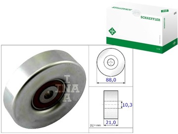 Ролик ремінь toyota echo хетчбек 1.0 vvti ncp13_ фото №1