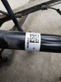 Jeep grand wagoneer піввісь лівий зад 68416815aa фото №1