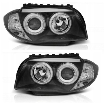 Фара лампи kpl кільця angel очі led ccfl тюнінг bmw 1 e81 e82 e87 e88 фото №1