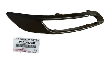 Рамка odblasku бампера зад правая оригинальный номер 5215202031 toyota auris фото №1