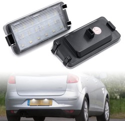 Led лампочки номерного знака seat altea arosa ibiza 1997-2008 фото №1