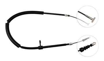 Трос тормоза ручного alfa romeo 147 01- правая фото №1